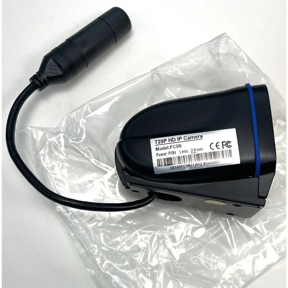 720p HD IP 2.8mm Lens PON Black Bullet Surveillance CAMERA Model FC5R NOB NEW